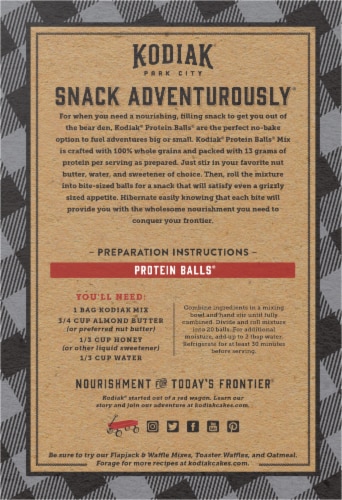 Kodiak Cakes Birthday Cake Protein Balls® Mix Perspective: back