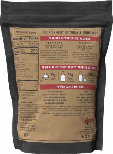 Kodiak® Cakes Power Cakes - Protein Pancake Perspective: back