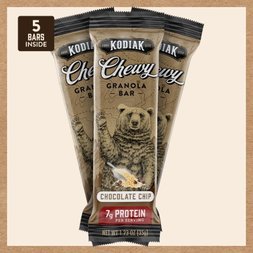 Kodiak® Chocolate Chip Chewy Granola Bars Perspective: back