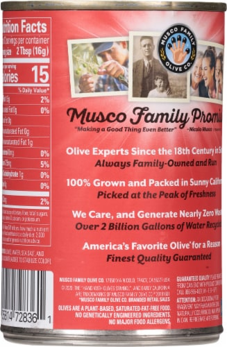 Early California® Sliced Ripe Black Olives Perspective: back