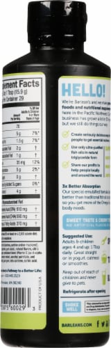 Barleans Swirl Citrus Sorbet High Potency Fish Oil Perspective: back