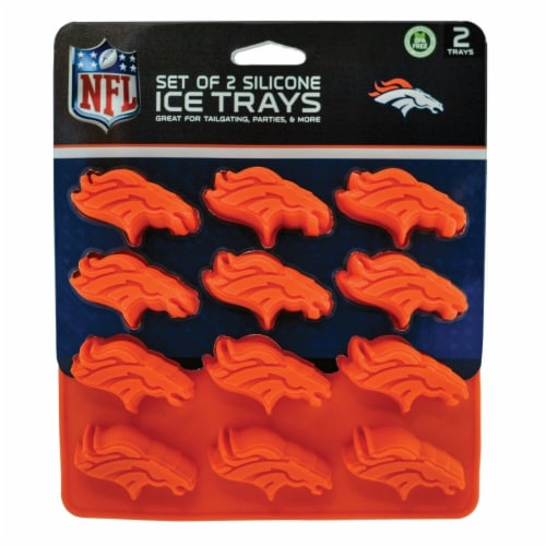 Denver Broncos Ice Trays 2pk Perspective: back