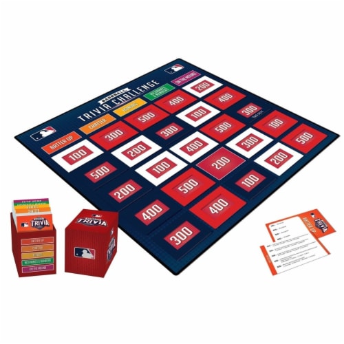 MasterPieces Family Game - MLB Baseball Trivia Game - Officially Licensed Game for Kids & Perspective: back