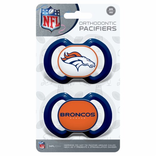 Denver Broncos 2-Pack Pacifier Perspective: back