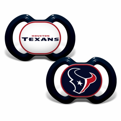 Masterpieces NFL Houston Texans Pacifiers Perspective: back