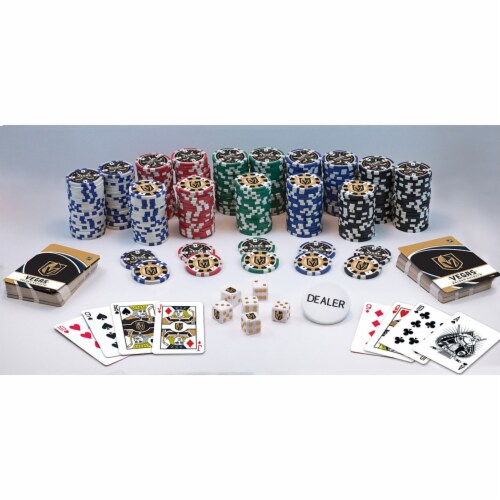 Casino and poker, poker cards, casino chips, gambling, Las Vegas