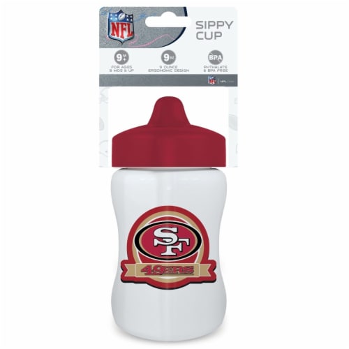 Baby Fanatic Toddler and Baby Unisex 9 oz. Sippy Cup NFL San Francisco 49ers Perspective: back