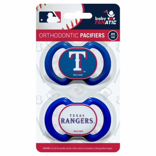 Classic Impressions Texas Rangers™ Pacifiers Perspective: back
