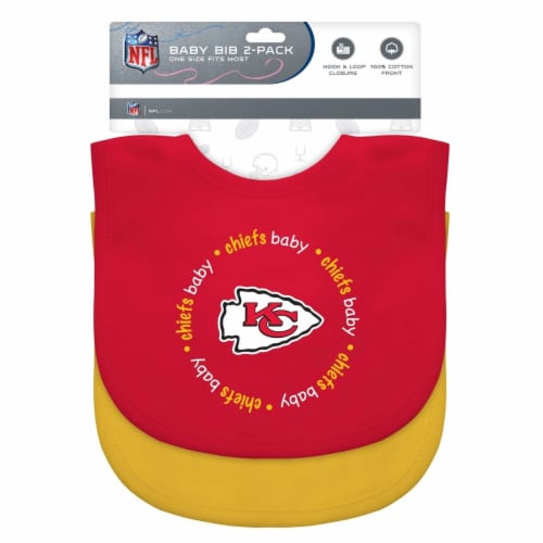 Kansas City Chiefs - Baby Bibs 2-Pack Perspective: back