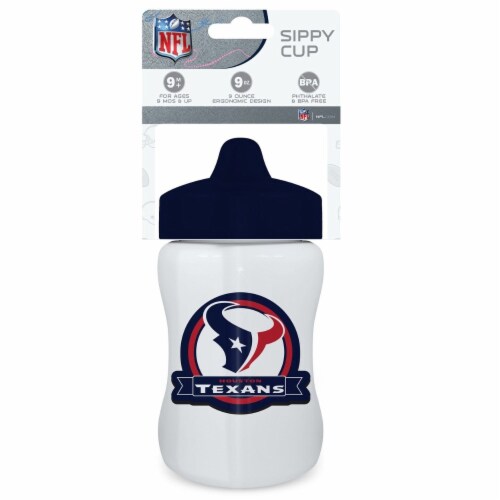Baby Fanatic Toddler and Baby Unisex 9 oz. Sippy Cup NFL Houston Texans Perspective: back