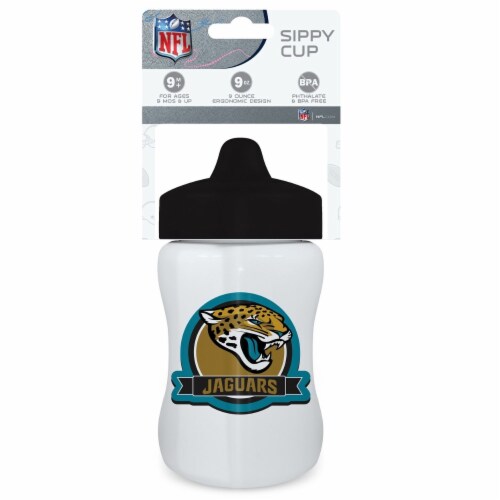 Baby Fanatic Toddler and Baby Unisex 9 oz. Sippy Cup NFL Jacksonville Jaguars Perspective: back