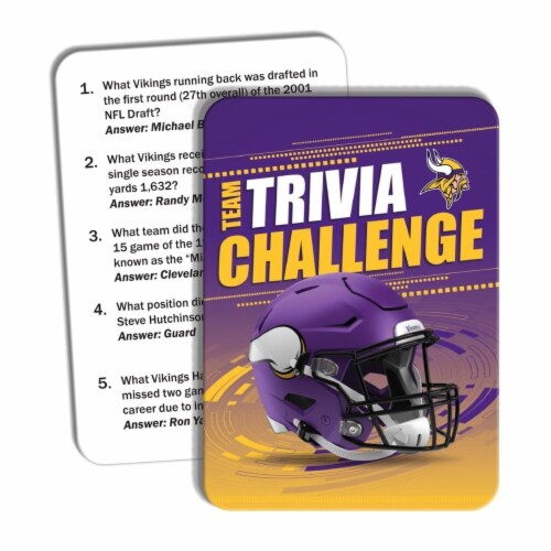 Minnesota Vikings Trivia Game Perspective: back