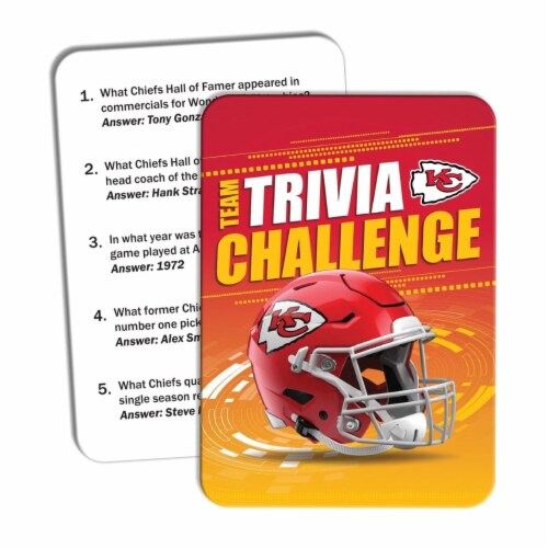 Kansas City Chiefs Trivia Game Perspective: back