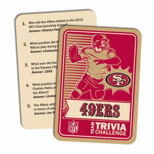 MasterPieces Game Day NFL San Francisco 49ers Team Trivia Challenge