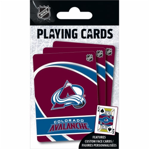 MasterPieces Officially Licensed NHL Colorado Avalanche Playing Cards - 54 Card Deck for Perspective: back