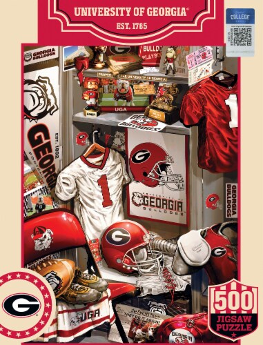 MasterPieces University of Georgia® Locker Room Puzzle Perspective: back