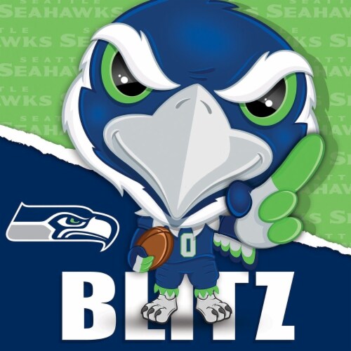 MasterPieces Seattle Seahawks Blitz Square Puzzle Perspective: back