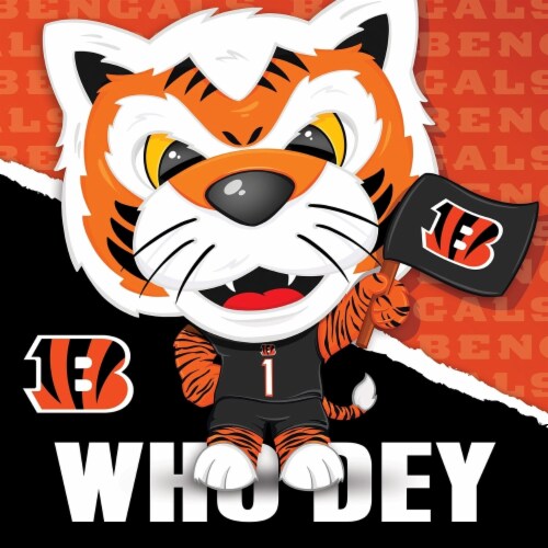MasterPieces Cincinnati Bengals Who Dey Square Puzzle Perspective: back