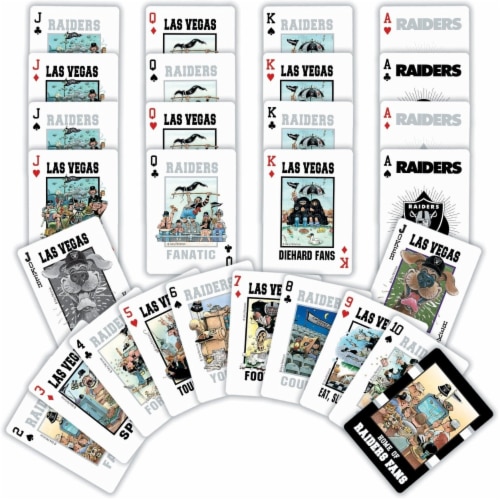 LVR NFL Fan Deck Playing Cards Perspective: back