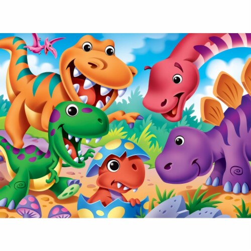 MasterPieces Kids Dinos Googly Eyes Puzzle Perspective: back