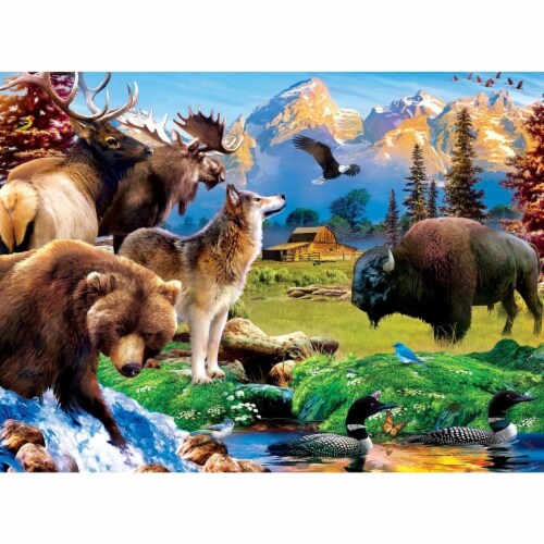 Wildlife Grand Teton National Park 100pc Perspective: back