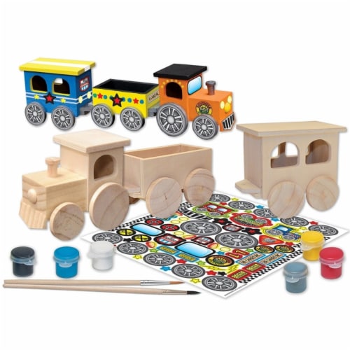 MasterPieces Works of Ahhh...® Choo Choo Train Set Perspective: back