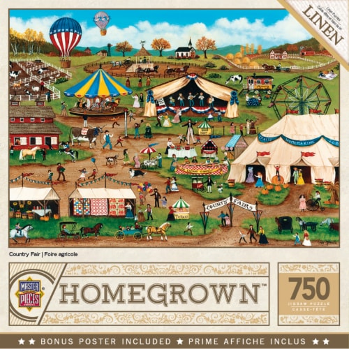 MasterPieces Homegrown Country Fair Puzzle Perspective: back