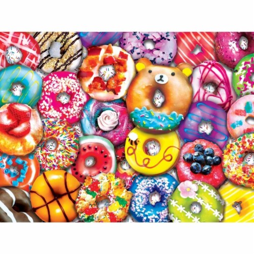 Master Pieces Trendz Collection Donut Resist Puzzle Perspective: back