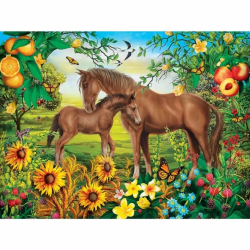 MasterPieces® Green Acres™ Neighs & Nuzzles EZ Grip™ Puzzle Perspective: back