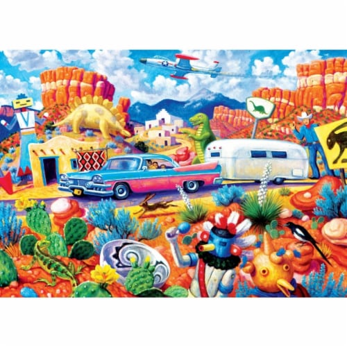 MasterPieces® Roadsides of the Southwest Off the Beaten Path Jigsaw Puzzle Perspective: back