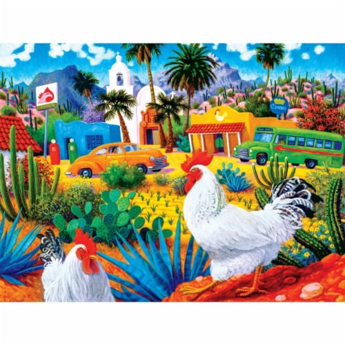 MasterPieces® Roadsides of the Southwest Gallo's Blancos Puzzle Perspective: back