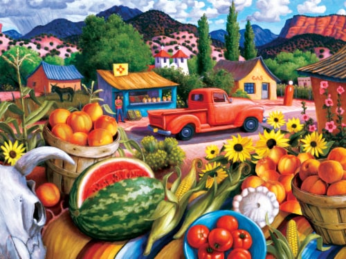 MasterPieces® Roadsides of the Southwest Summer Fresh Puzzle Perspective: back