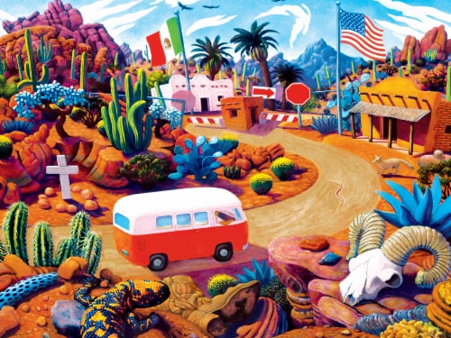 MasterPieces® Roadsides of the Southwest Touring Time Puzzle Perspective: back