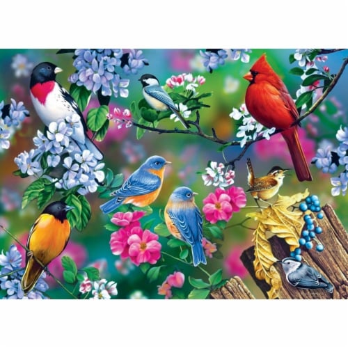 MasterPieces® Audubon Songbird Collage Puzzle Perspective: back