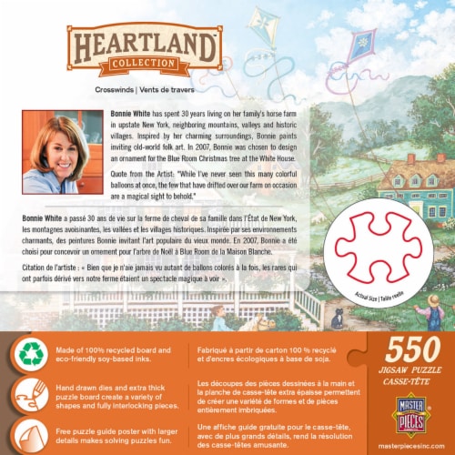 MasterPieces® Heartland Collection™ Crosswinds Puzzle + Poster Perspective: back