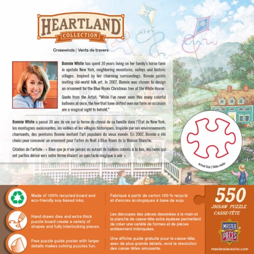 MasterPieces® Heartland Collection™ Crosswinds Puzzle + Poster Perspective: back