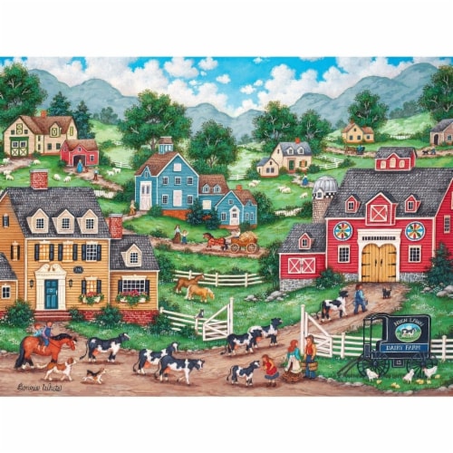 MasterPieces® Heartland Collection™ The Curious Calf Puzzle Perspective: back