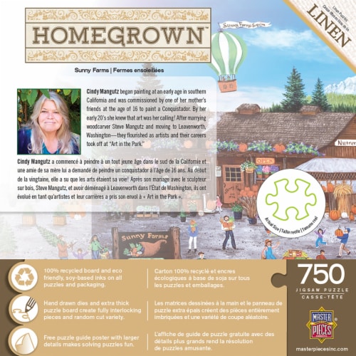 MasterPieces® Homegrown™ Sunny Farms Puzzle Perspective: back