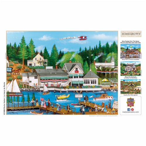 MasterPieces® Homegrown Roche Harbor Puzzle Perspective: back
