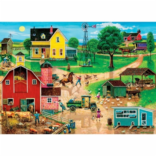 MasterPieces® After the Chores EZ Grip™ Puzzle Perspective: back