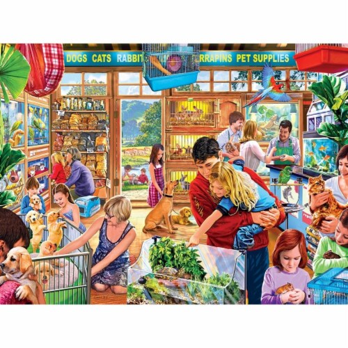 MasterPieces® Shopkeepers™ Lucy's First Pet Puzzle Perspective: back