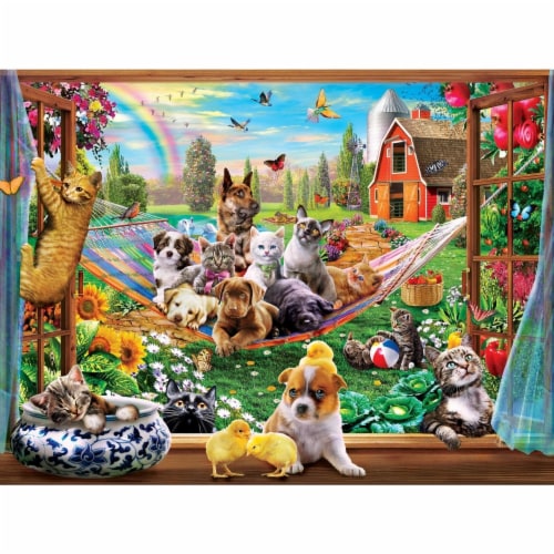MasterPieces® Green Acres Afternoon Siesta EZ Grip Puzzle Perspective: back