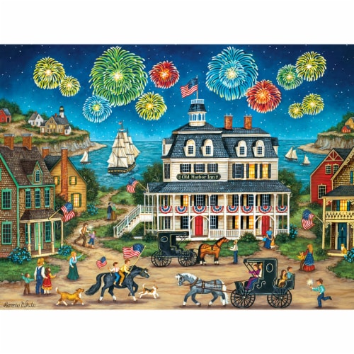 MasterPieces® Heartland™ Collection Fireworks Finale Jigsaw Puzzle Perspective: back