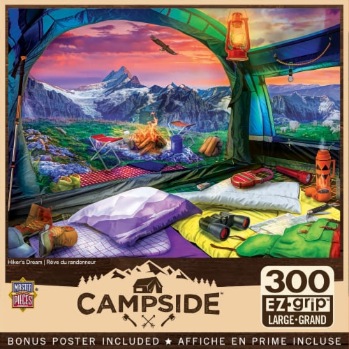 MasterPieces® Campside Hiker's Dream EZ-Grip™ Jigsaw Puzzle Perspective: back