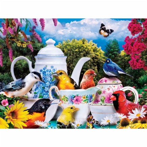 MasterPieces® Wild & Whimsical™ Garden Party EZ Grip™ Puzzle Perspective: back