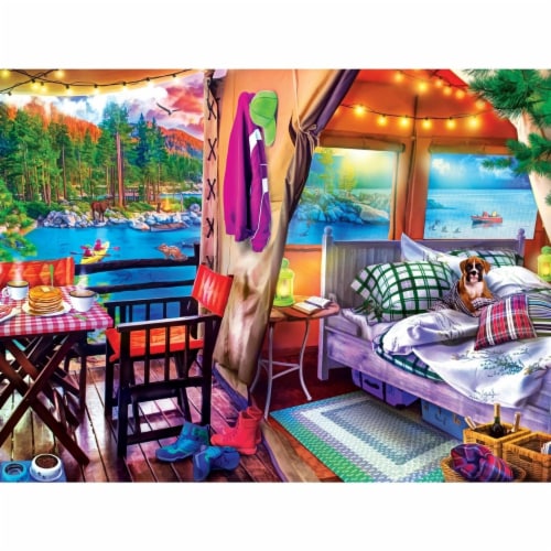 MasterPieces® EZ Grip™ Campside Puzzle Perspective: back