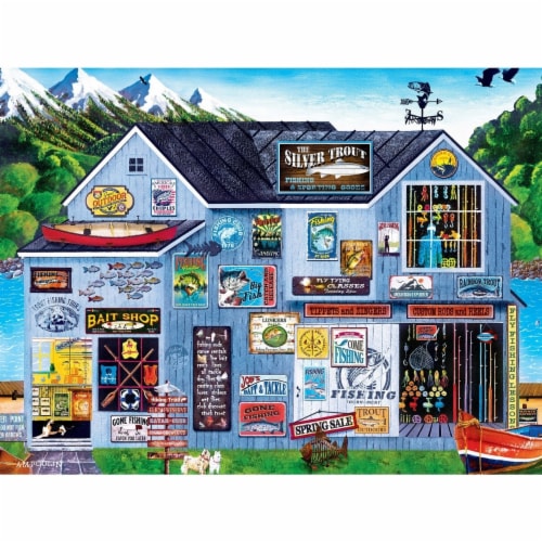 The Silver Trout 300 pc Perspective: back
