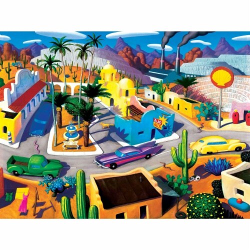 MasterPieces® Roadsides of the Southwest Puzzle Perspective: back