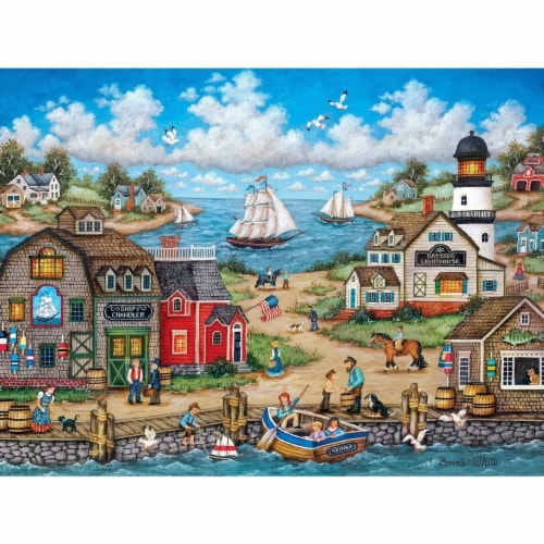 MasterPieces® Heartland™ Collection Dockside Activities Jigsaw Puzzle Perspective: back