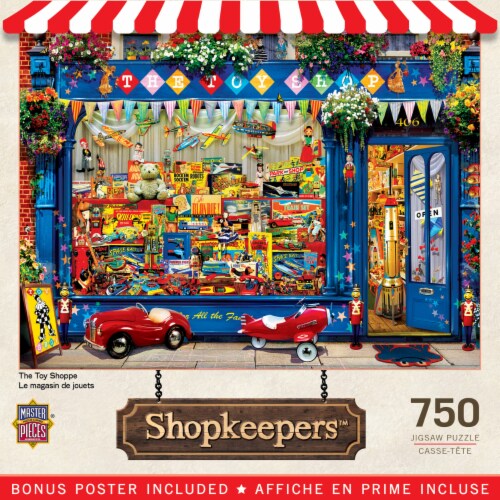 MasterPieces® Shopkeepers™ The Toy Shoppe Puzzle Perspective: back